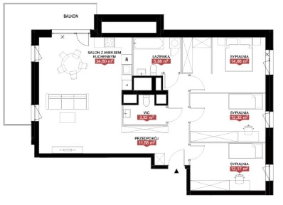 Apartament 4 pokoje - 94 m² | ZGŁOŚ SIĘ W PAŹDZIERNIKU PO DUŻY RABAT!