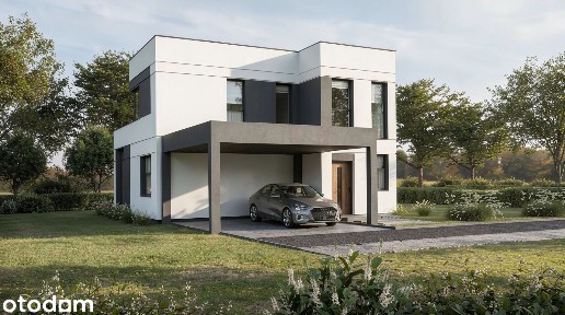 Wolnostojący dom w Krakowie - Villa Linea E12