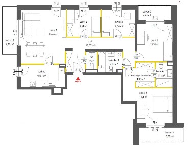 WOW! Duży apartament - ponad 100 m² | 3 balkony | Oddzielna kuchnia