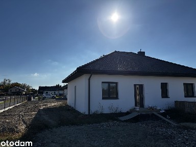 Dom parterowy 120m2, pompa ciepła, taras, ogrodzony, działka 1000m2
