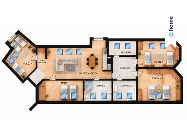 Apartament inwestycyjny - 10 miejsc noclegowych, Jaszczurówka