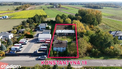 DOM Z DUŻĄ DZIAŁKĄ 2148 m² I GARAŻAMI - GMINA RZGÓW