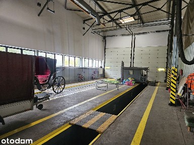 HALA WARSZTATOWA DLA TIR-ÓW - OK. 300 m² | OGRZEWANA | 2 KANAŁY