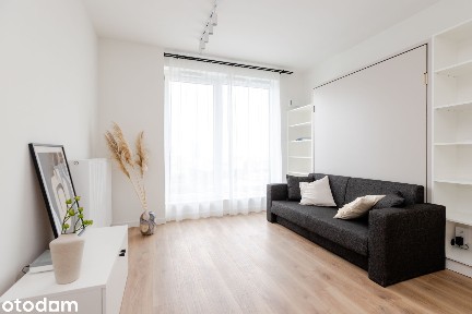Top floor studio z ukrytym łóżkiem przy Norblin/Browary