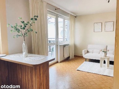 Przytulne M2 na Słonecznym Stoku w bloku z cegły | 2001 r. | balkon