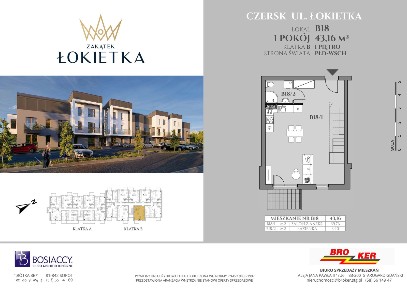 Zakątek Łokietka | mieszkanie 2-pok. | B18