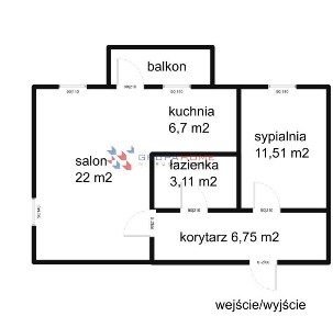 Mieszkanie w Grodzisku Maz./2 pokoje/49 m2