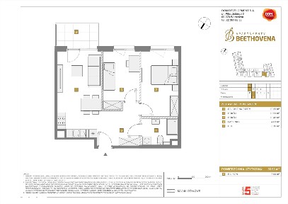 3-pokojowe mieszkanie 55m2 + balkon Bez Prowizji