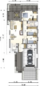 Nowy dom parterowy 116 m2 - spokojna okolica, blisko centrum