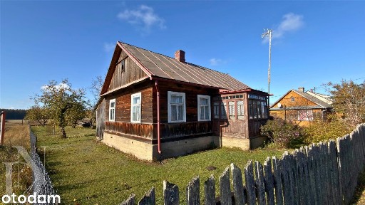 Dom drewniany, 3857 m² działki, Witowo
