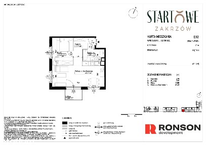 2-pokojowe mieszkanie 49m2 + balkon