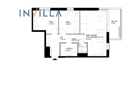 Nowe Kolibki Invest Komfort | Apartament 3 pokoje|