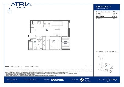 2-pokojowe mieszkanie 35m2 + loggia Bezpośrednio