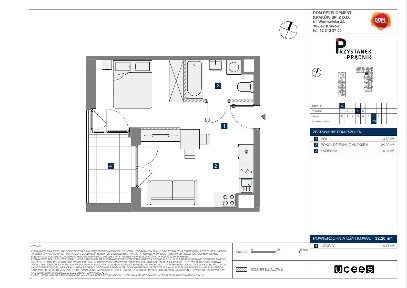 1-pokojowe mieszkanie 32m2 + loggia Bez Prowizji