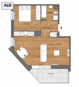 Duży apartament 2-pokojowy w świetnej lokalizacji!