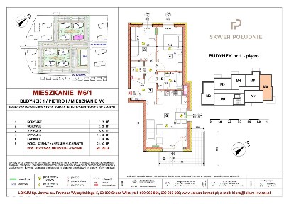 Mieszkanie 58,26 m2 + skrytka 2,89 m2 | M6/1