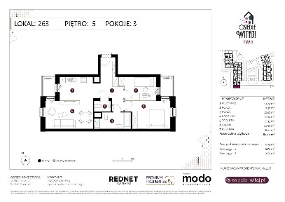 3-pokojowe mieszkanie 62m2 + 2 loggie Bez Prowizji