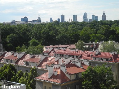 Dwupokojowe mieszkanie z widokiem na Łazienki Królewskie