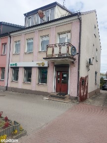 Dom bliźniak z garażem przy głównej ulicy Grajewa (droga krajowa 65)