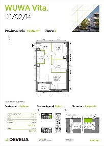 3-pokojowe mieszkanie 49m2 + balkon Bez Prowizji