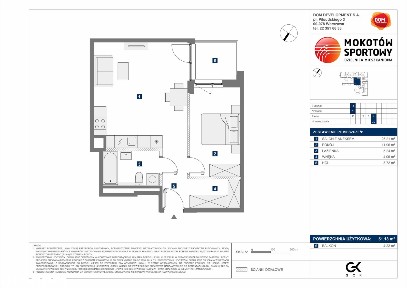 2-pokojowe mieszkanie 51m2 + balkon