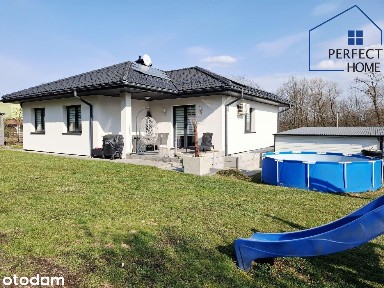 Nowoczesny Dom Parterowy z 2017r.w zielonej okolicy,Fotowoltaika+Garaż