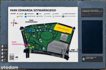 Kawalerka 28 m², widok na park Szymańskiego