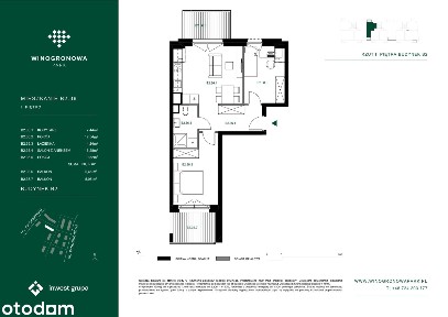 Osiedle Winogronowa Park |mieszkanie 3-pok. |B2.36