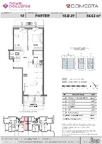 3-pokojowe mieszkanie 64m2 + ogród