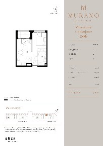 1-pokojowe mieszkanie 34m2 + loggia