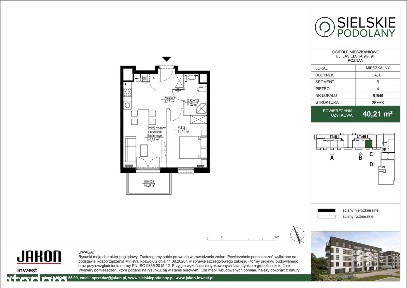2-pokojowe mieszkanie 40m2 + balkon Bezpośrednio