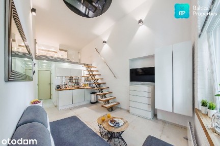 Piękny apartament z antresolą 32m2 - Sopot Dolny