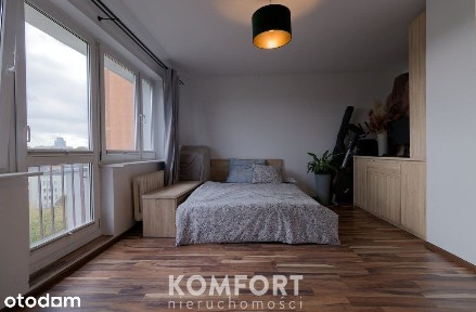 Przytulna kawalerka 31 m² z pięknym widokiem na miasto