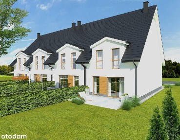 DOM w zabudowie bliźniaczej z GARAŻEM +strych 40m2