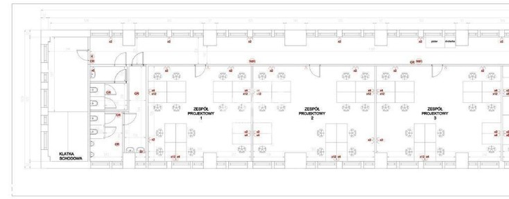 360m2 biur wykończonych pod klienta