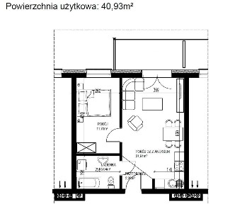 41,50 m2. 2 pok. Wykończone mieszkanie. Os. Grunwaldzkie. Centrum!