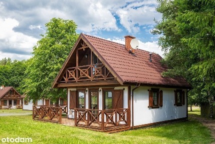 Dom, Warmia, Działka, Jezioro, Las, Gietrzwałd